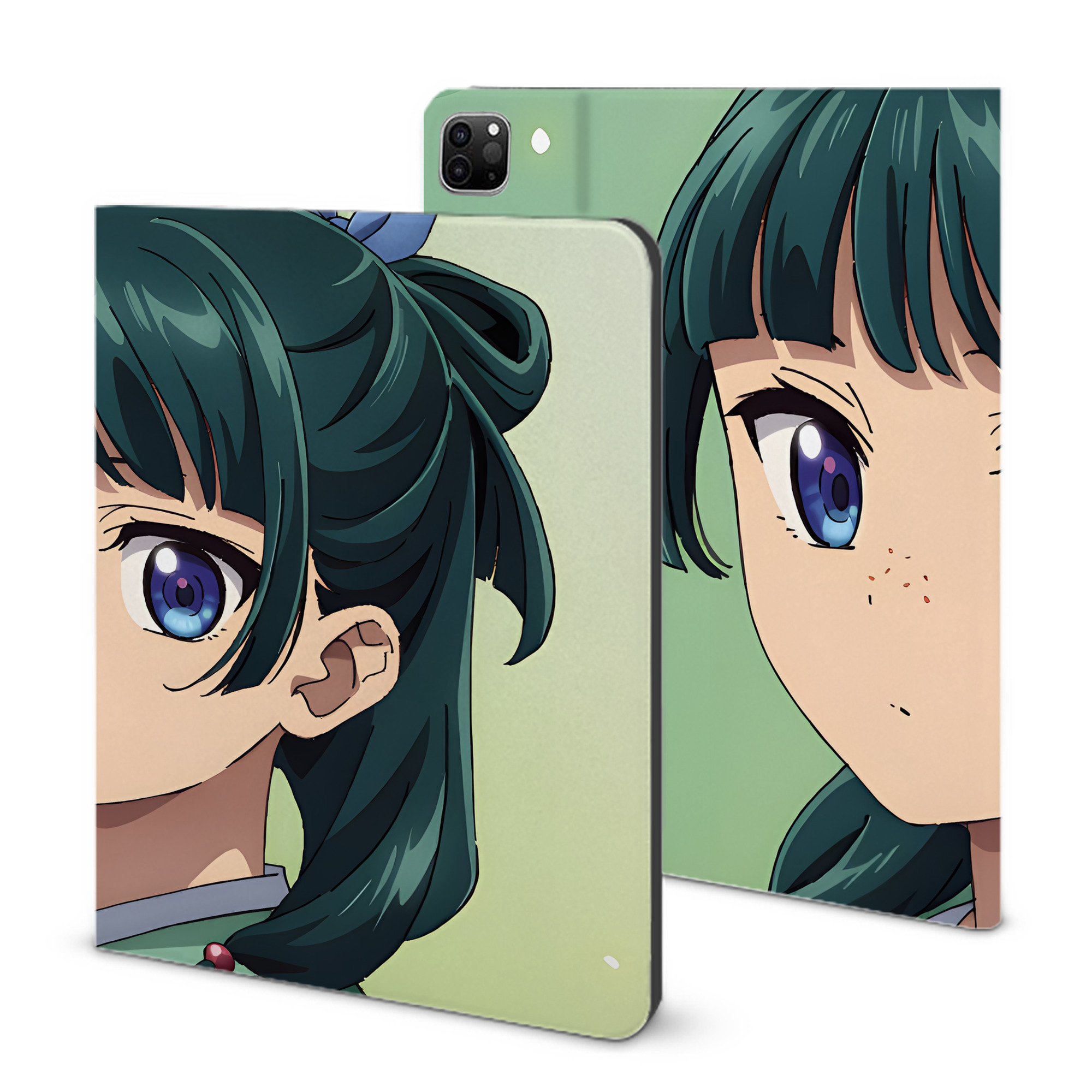 （画像用） 薬屋のひとりごと The Apothecary Diaries IPad ケース ブック型 PUレザー TPU 耐衝撃 軽量 薄型 ペン収納なし 全面保護 IPad 各モデル対応